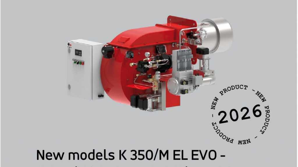 Новые модели горелок FBR: K 350/M - K 450/M - K 550/M EL EVO